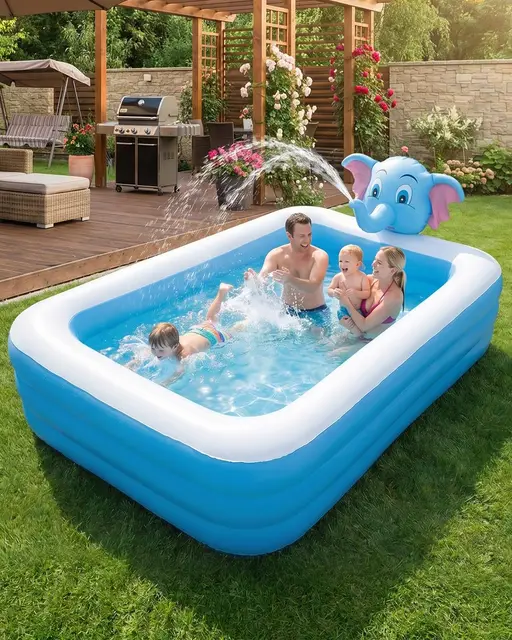 hingue planschbecken sprinkler elephant