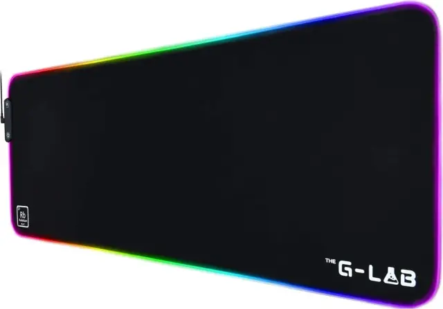 The G-Lab Pad Rubidium XXL RGB Gaming-Mauspad Schwarz