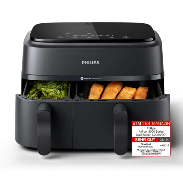 Philips NA350/00 Dual Basket Airfryer