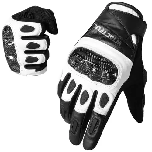 wtactful carbon motorradhandschuh xl