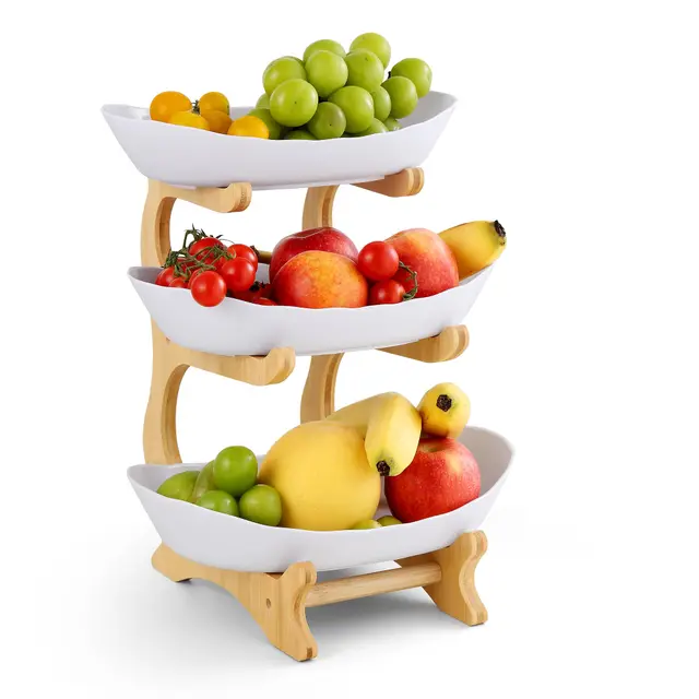 goldeluxe etagere 3 etagen bambus