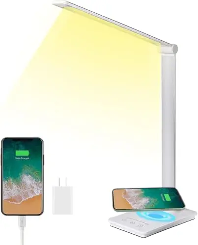 elitun led-tischleuchte e27 7w dimmbar