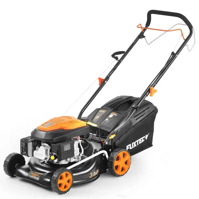 FUXTEC FX-RM4346 3in1 Benzin-Rasenmäher 42cm Hinterradantrieb