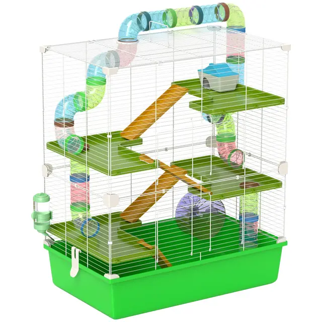 pawhut großer hamsterkäfig 5 ebenen