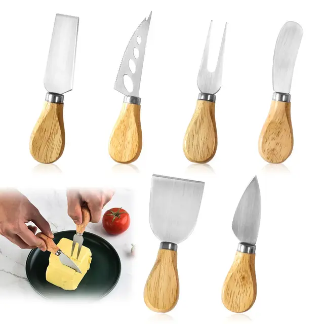 glythum 6-teiliges käsemesser-set