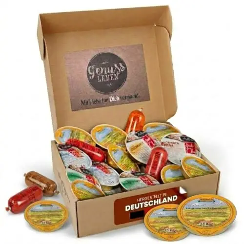 genussleben frühstücksbox mini wurst