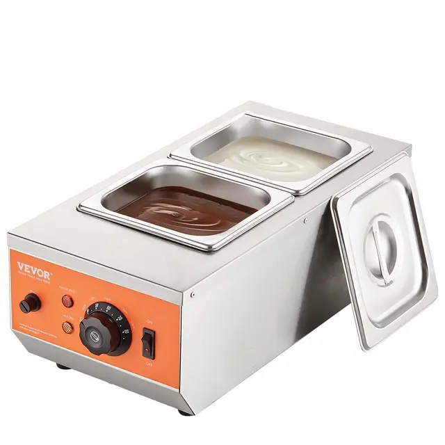 vevor schokolade schmelztiegel 800w