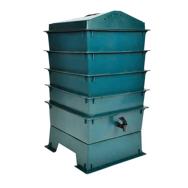 vidaxl wurm farm wurmkomposter 64 liter