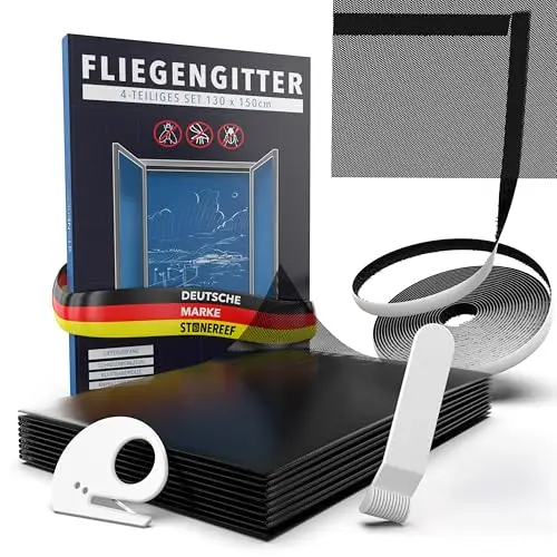 stone reef fliegengitter set klettband