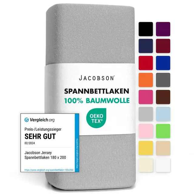 jacobson jersey spannbettlaken
