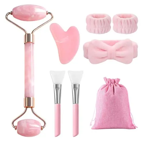 flintronic Gua Sha & Gesichtsroller Set 8-teilig