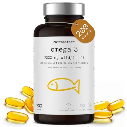 Nutrabetter Omega-3 600mg Softgels