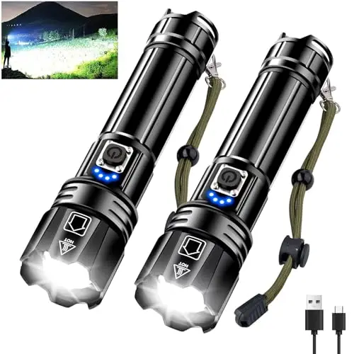 glarylight xhp70.2 led taschenlampe