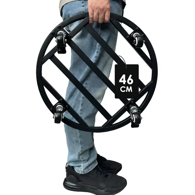 hongsane metall pflanzenroller 46 cm