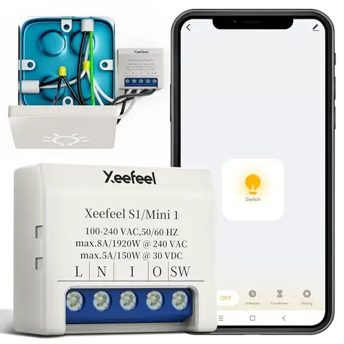 xeefeel mini 1 smart relay 8a