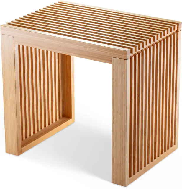 bam boo box bambus sitzhocker 45x33x43