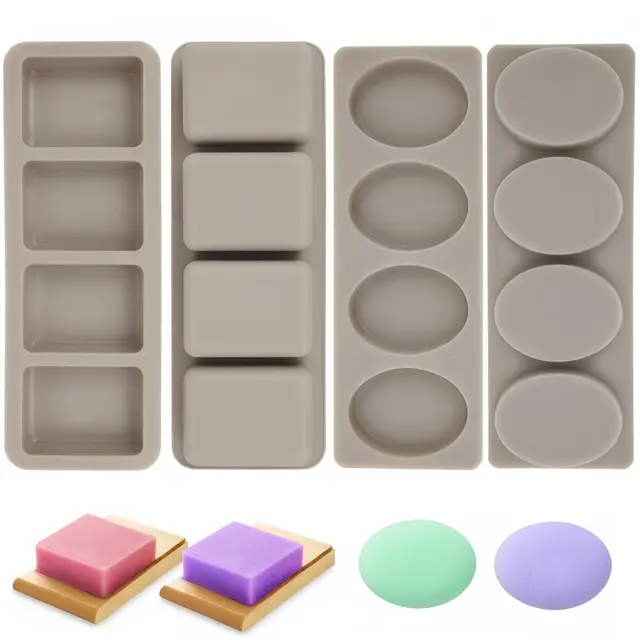 seifenprofis silikonform 2 stück oval