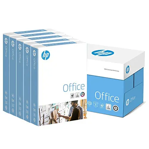 HP Kopierpapier Office CHP110: 80 g DIN-A4, 2500 Blatt (5x500) matt, weiß Allround Kopierpapier für Büro
