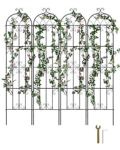 vevor rankhilfe 51x220 cm 4er-set