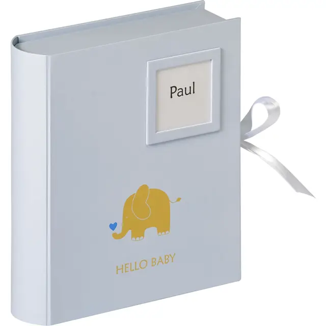 walther design Aufbewahrungsboxen blau 32 x 32 cm mit Prägung Baby Animal FB-148-L