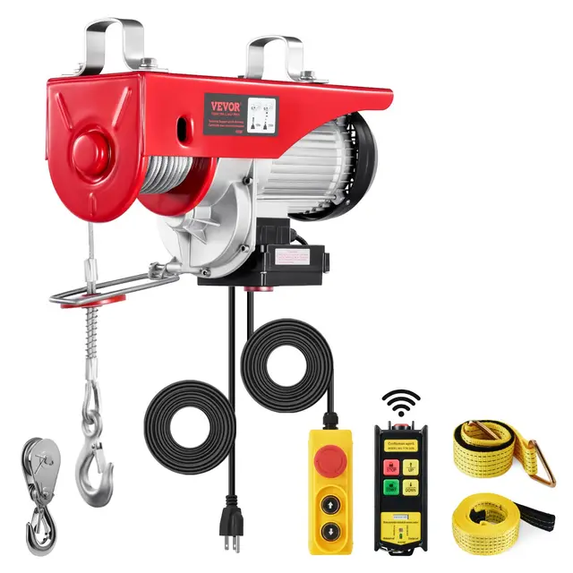 VEVOR PA1000 Elektrische Seilwinde 1000 kg