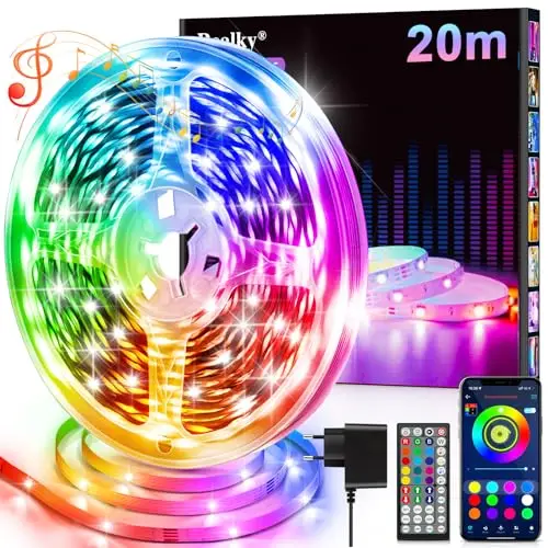 realky 20m rgb led streifen