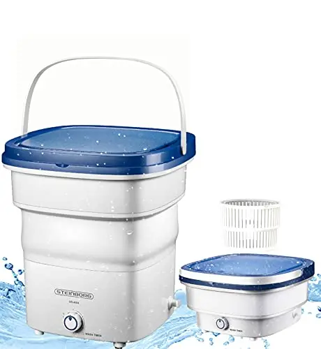 Steinborg Faltbare Mini Waschmaschine 1,5 kg Reisewaschautomat
