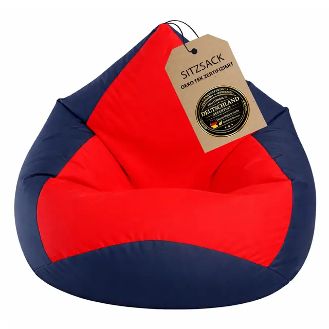 bubibag sitzsack xxl gaming tropfenform
