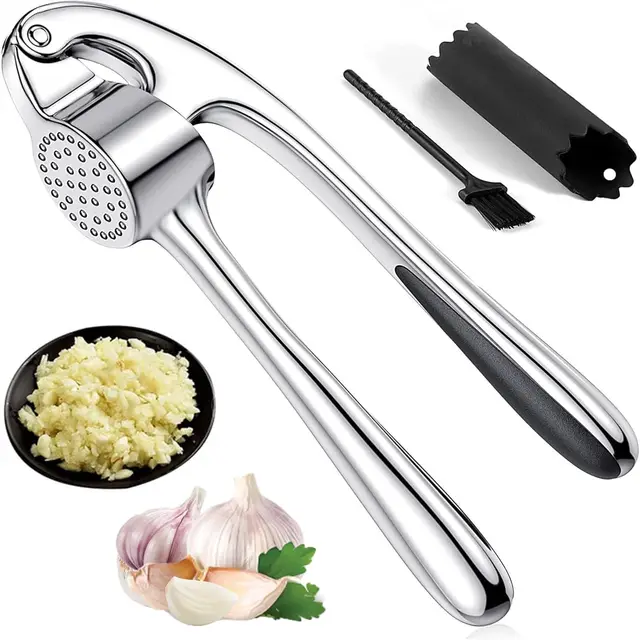 luyonova knoblauchpresse edelstahl 17 cm