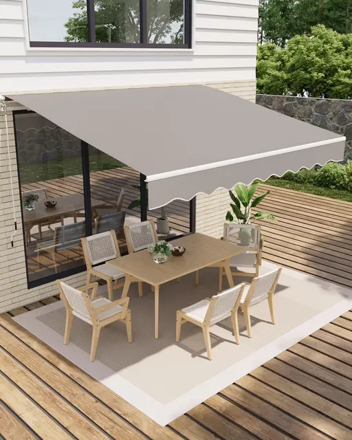GarveeHome Gelenkarmmarkise 400x250cm