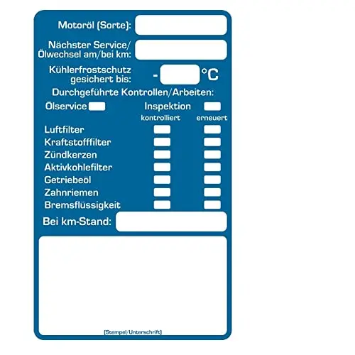 AUPROTEC AU-KA-200 Inspektionsaufkleber