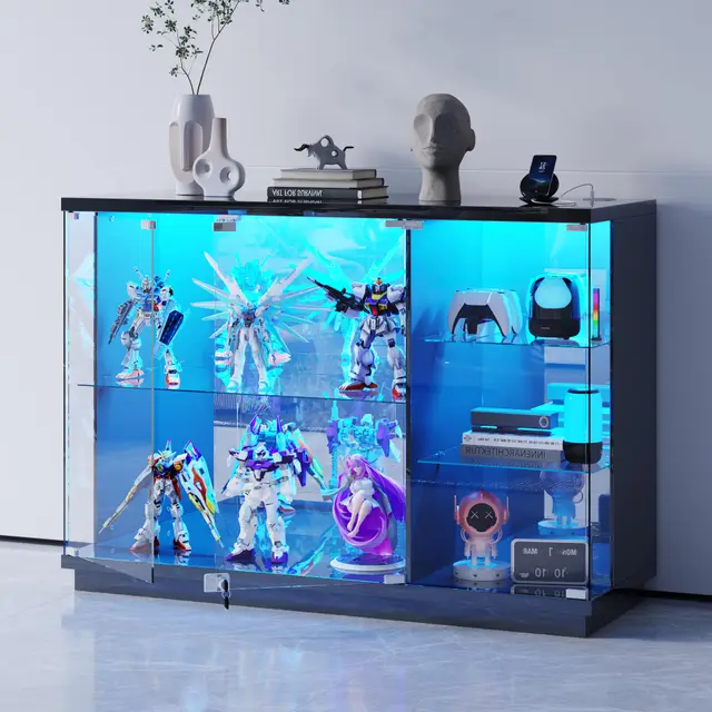 lvifur glasvitrine 3-lagen led