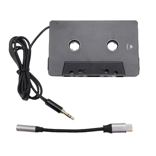 Sxhlseller Kassetten-zu-AUX-Adapter mit USB-C-Kabel