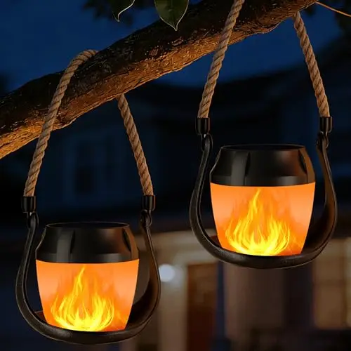 ouila solar flammen laterne 2er set