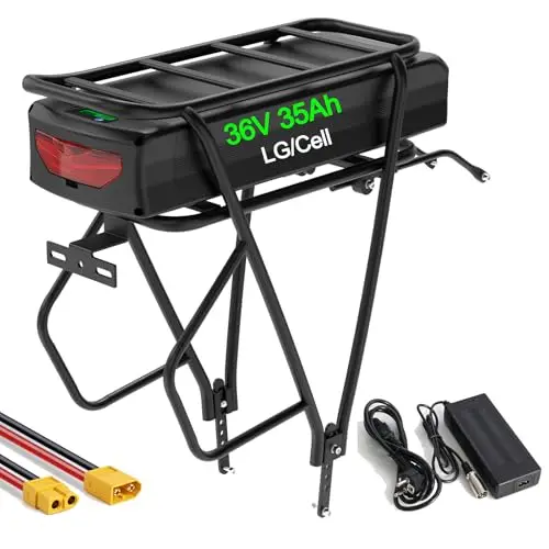 (DE Warehouse) 37V(36V) E-Bike Akku for 200-500W Ba-fang Tongsheng and Other Motor Kit - Pedelec Akku Passend für 26"-28" V-Brake(Mit Ladegerät)