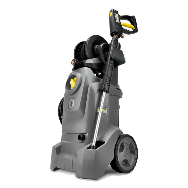 Kärcher Professional Kaltwasser-Hochdruckreiniger HD 4/10 X Plus Classic, Druck: max. 145 bar, Fördermenge: 400 l/h, Gewicht: 19 kg, Schlauch: 8 m, Hochdruckpistole, Strahlrohr, Powerdüse, Dreckfräser