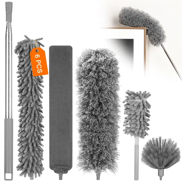 leazzle staubwedel teleskop 6er set