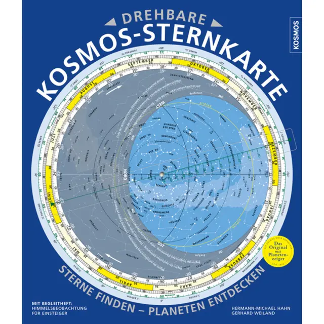 kosmos drehbare sternkarte sterne