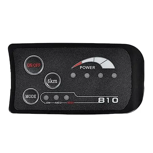 TsoLay 6PIN S810 E-Bike Smart LED Display Messgerät IP65 24V 36V 48V 60V für Elektrofahrrad Elektrofahrrad Messgerät
