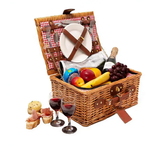 egenuss picknickkorb weide 2 personen
