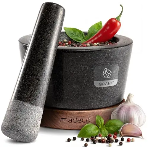 madeco granit mörser mit stößel 14,5 cm