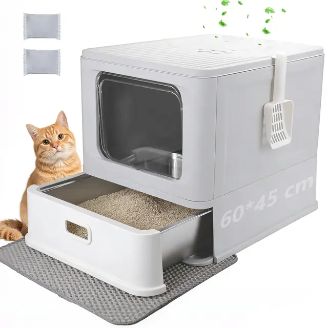 gojjoy edelstahl katzenklo xxl