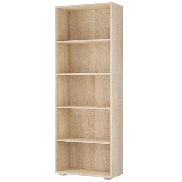 casaria vela 5 fächer bücherregal eiche