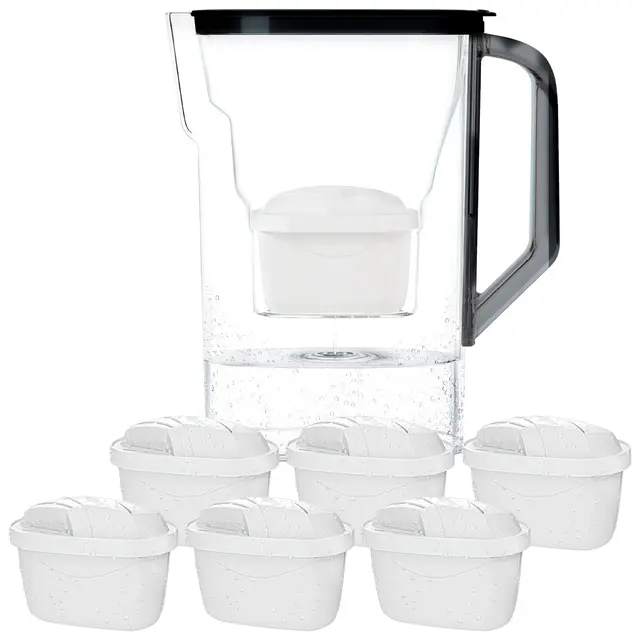 Wessper 3D Slim Aquamax Wasserfilterkanne