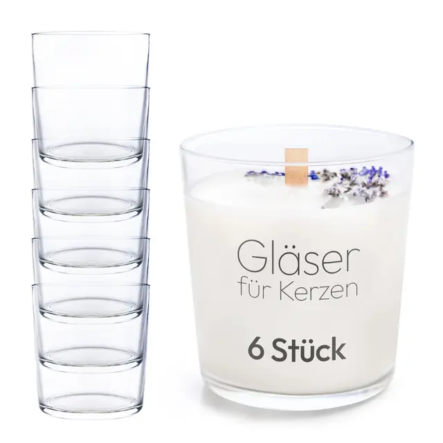 konzept kerzengläser 300ml 6er set