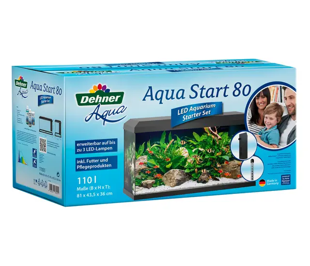 dehner aqua aquarium starterset 80