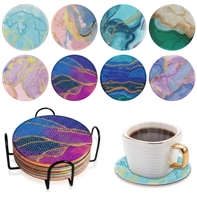 sunily diamond painting untersetzer set