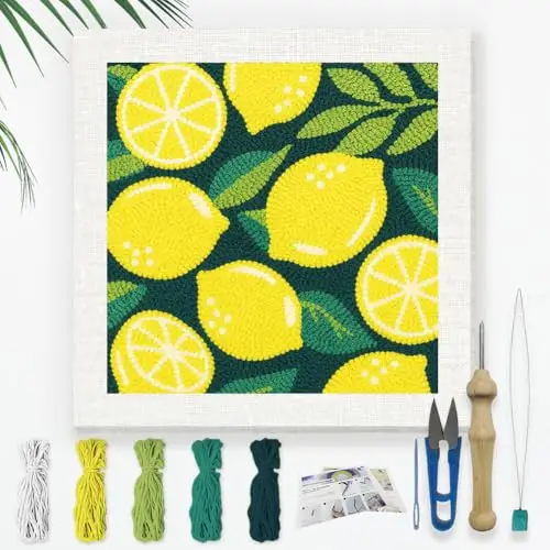 doodlream zitrone punch-nadel set