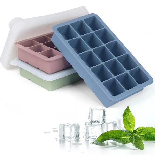 adbupkda silikon eiswürfelform 3 stück