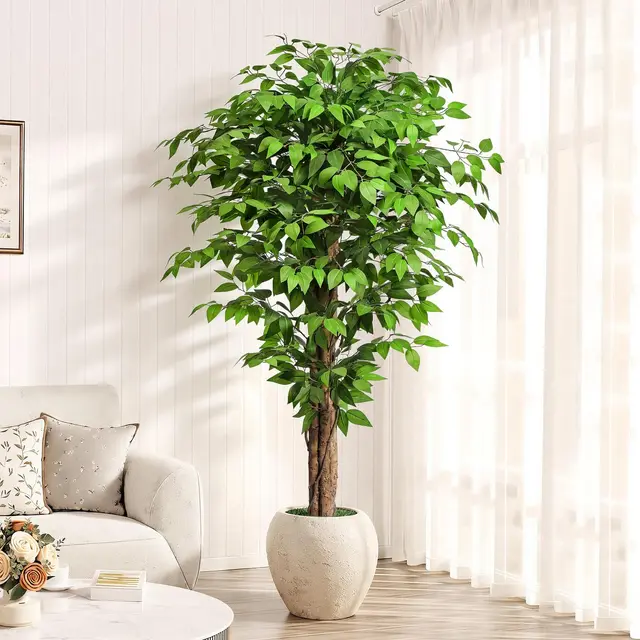 keeplush kunstpflanze ficusbaum 180cm
